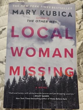 Mary Kubica "Local Woman Missing" Paperback Book - Pink and Purple Cover